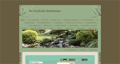 Desktop Screenshot of ecclesia-suriname.com