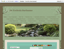 Tablet Screenshot of ecclesia-suriname.com